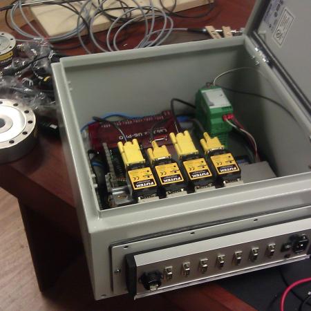 Test system designed and built for customer.
